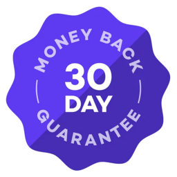 30-day money-back guarantee badge