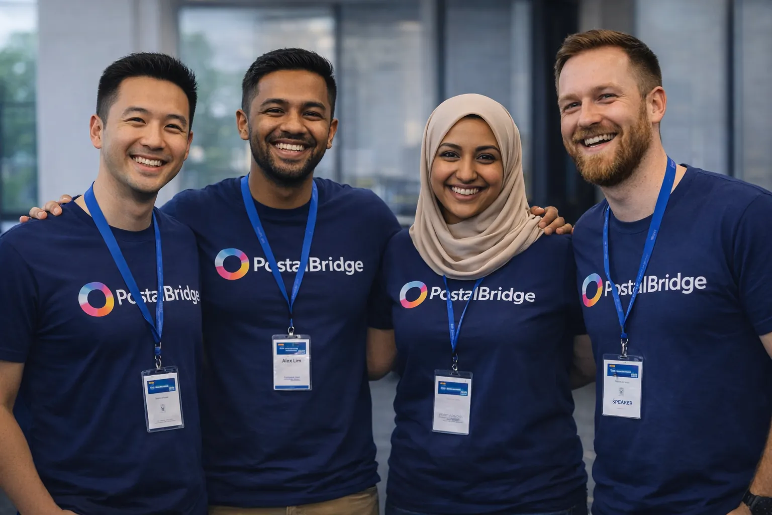 PostalBridge team group photo